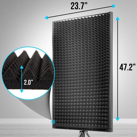 Pyle Stand-Mounted Foam Acoustic Isolation PSIP24